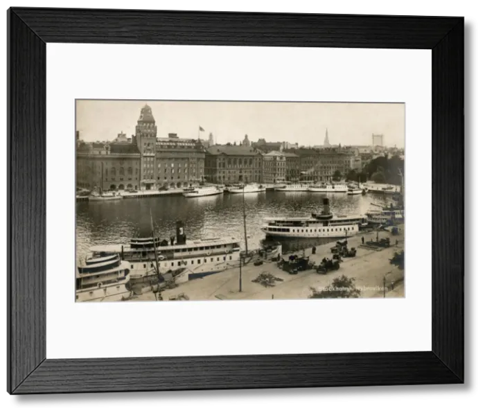 Framed Print : Nybroviken, Stockholm, Sweden Framed Print : Nybroviken, Stockholm, Sweden