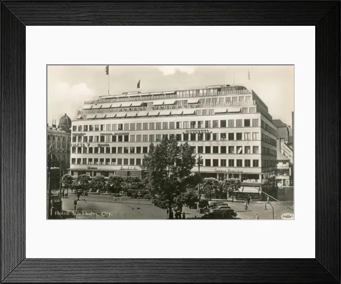 Framed Print : Hotel Stockholm and shops, Stockholm, Sweden Framed Print : Hotel Stockholm and shops, Stockholm, Sweden