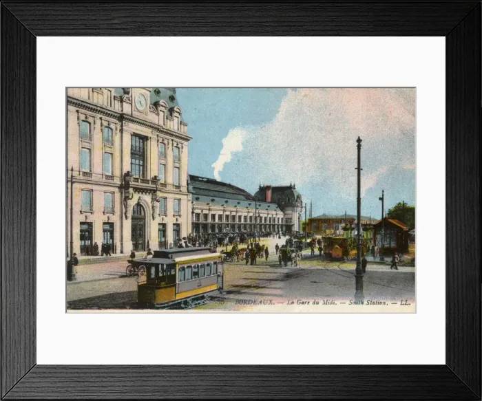 Framed Print : The South Station (Gare du Midi) - Bordeaux, France Framed Print : The South Station (Gare du Midi) - Bordeaux, France