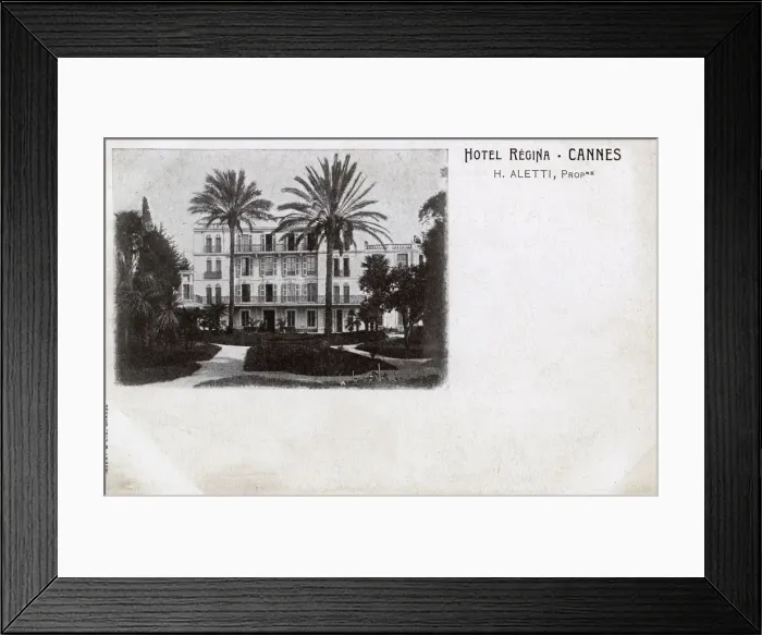 Framed Print : Hotel Regina, Cannes, France