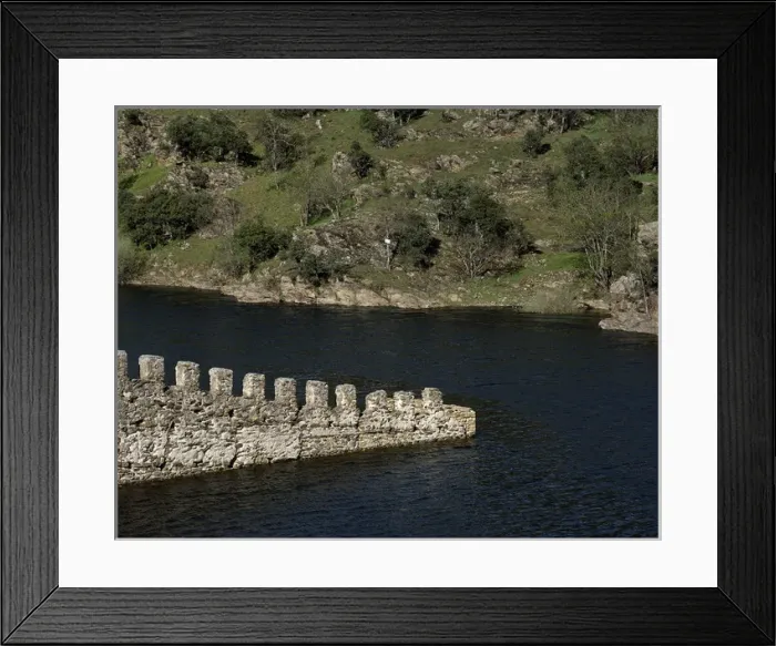 Framed Print : Spain. Buitrago del Lozoya. Walls. 11th-15th Framed Print : Spain. Buitrago del Lozoya. Walls. 11th-15th
