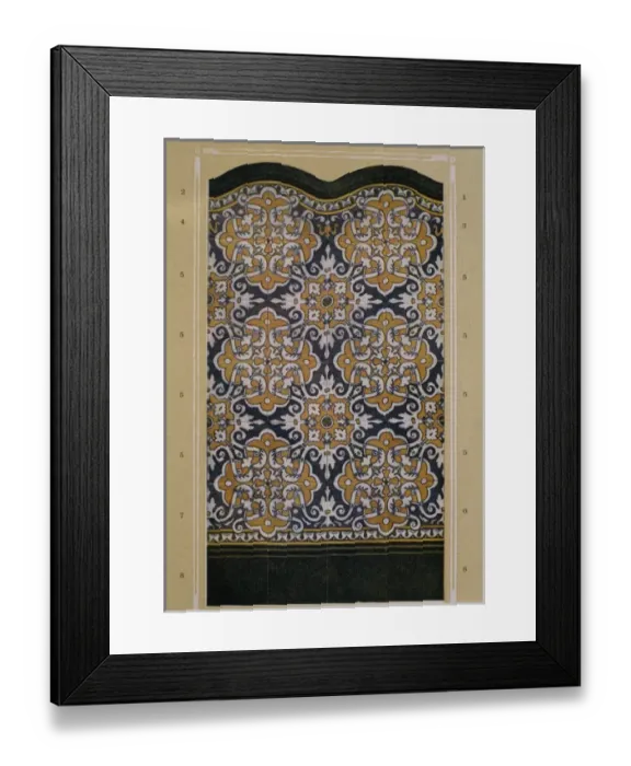 Framed Print : Project that appears in a catalog of ceramic factory Framed Print : Project that appears in a catalog of ceramic factory