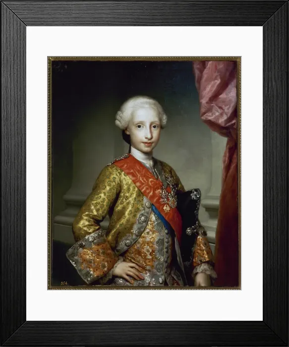 Framed Print : Antonio Pascual de Borbon y Sajonia, Infante of Spain
