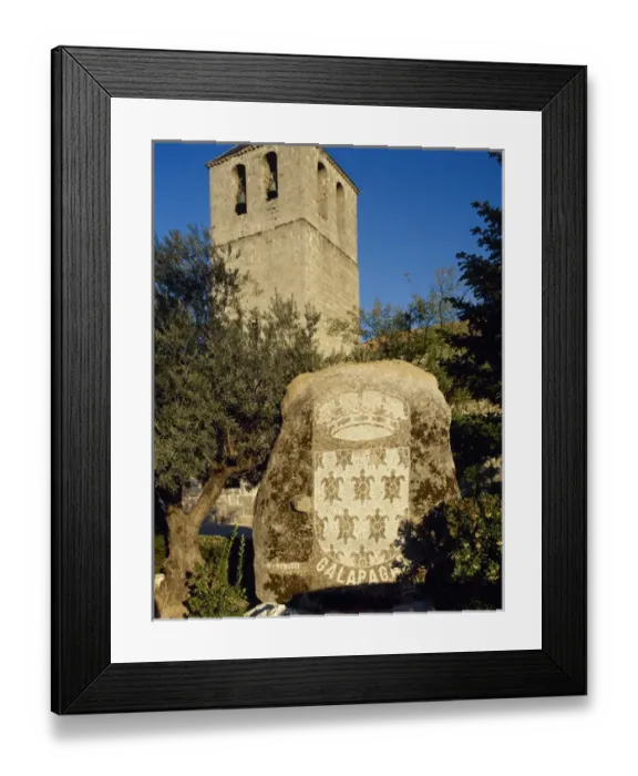 Framed Print : Spain. Galapagar. Tower of Parish Church of Our Lady of Framed Print : Spain. Galapagar. Tower of Parish Church of Our Lady of