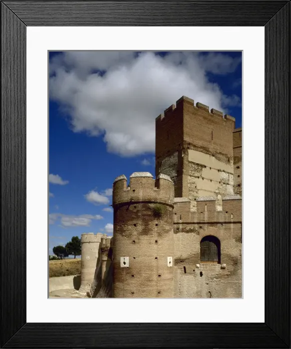 Framed Print : Spain. Medina del Campo. Castle of the La Mota Framed Print : Spain. Medina del Campo. Castle of the La Mota