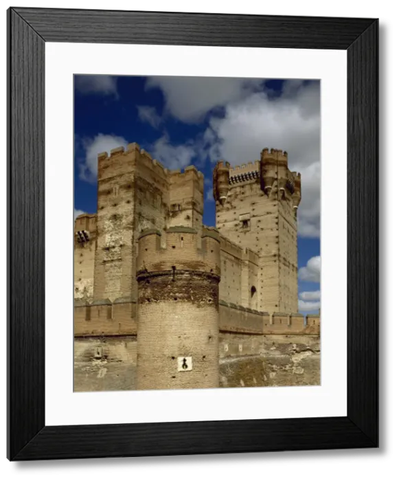 Framed Print : Spain. Medina del Campo. Castle of the La Mota Framed Print : Spain. Medina del Campo. Castle of the La Mota