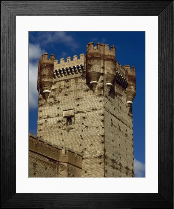 Framed Print : Spain. Medina del Campo. Castle of the La Mota Framed Print : Spain. Medina del Campo. Castle of the La Mota