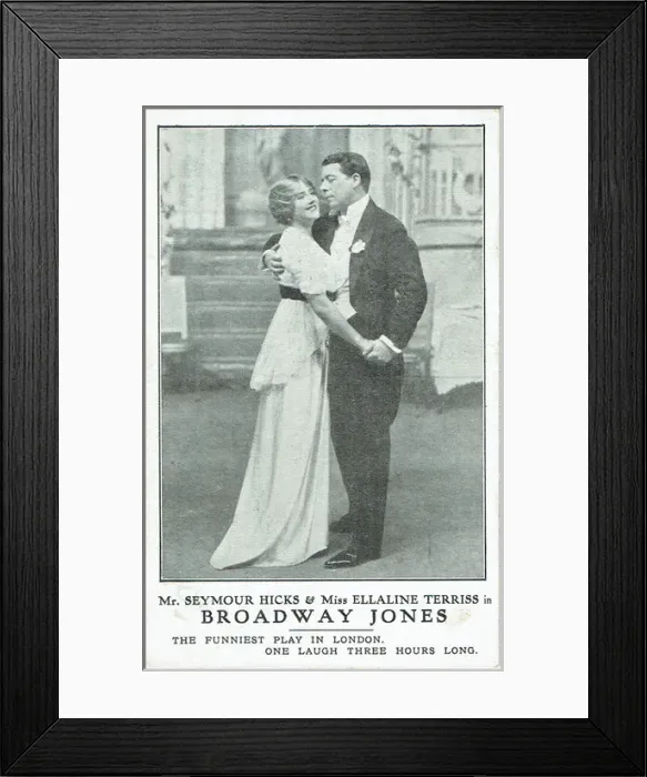 Framed Print : Broadway Jones by George M. Cohan Framed Print : Broadway Jones by George M. Cohan