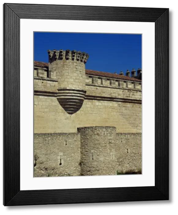 Framed Print : Spain. uellar. The Castle of the Dukes of Alburquerque or Framed Print : Spain. uellar. The Castle of the Dukes of Alburquerque or