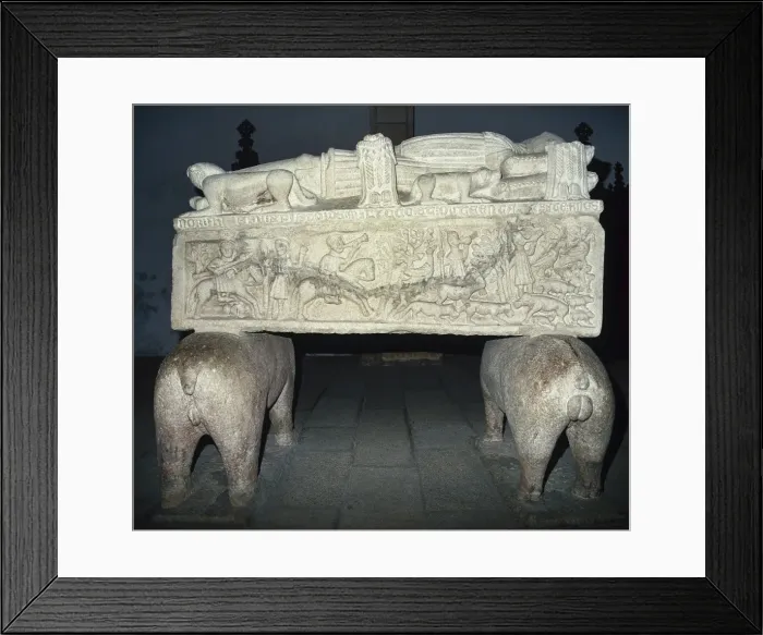 Framed Print : Fernan Perez de Andrade (d. 1397). Spanish Knight. Tomb Framed Print : Fernan Perez de Andrade (d. 1397). Spanish Knight. Tomb