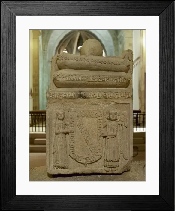Framed Print : Fernan Perez de Andrade (d. 1397). Spanish Knight. Tomb Framed Print : Fernan Perez de Andrade (d. 1397). Spanish Knight. Tomb