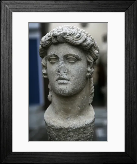 Framed Print : Apollo. From Rome, Italy. 1st century AD. Marble Framed Print : Apollo. From Rome, Italy. 1st century AD. Marble