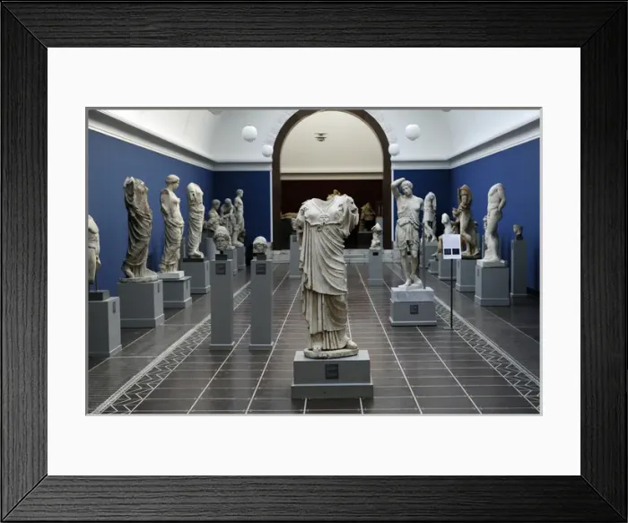 Framed Print : Ny Carlsberg Glyptotek. Copenhagen. Inside Framed Print : Ny Carlsberg Glyptotek. Copenhagen. Inside