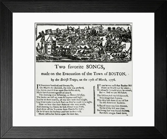 Framed Print : American Revolutionary War (1775-1783). Two favorite Framed Print : American Revolutionary War (1775-1783). Two favorite