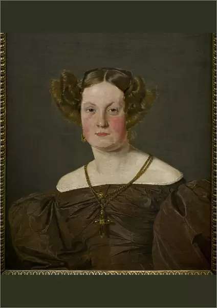 Mrs Th. Petersen, nee Roepstorff, 1833, by Christen Kobke