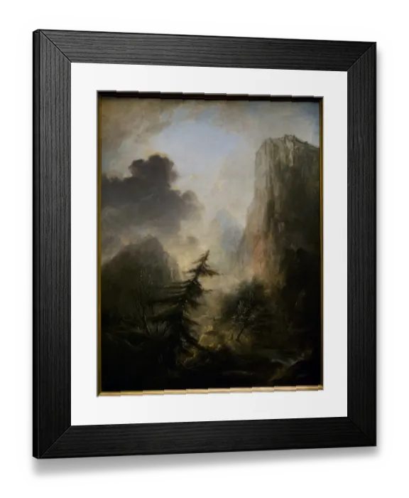 Framed Print : Landscape with Spruce, c. 1780, by Elias Martin Framed Print : Landscape with Spruce, c. 1780, by Elias Martin