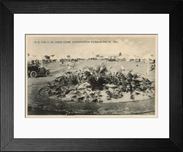 Framed Print : Commander in Chiefs Camp, Coronation Durbar, Delhi, India Framed Print : Commander in Chiefs Camp, Coronation Durbar, Delhi, India