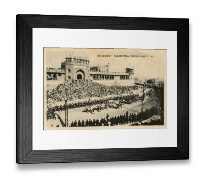 Framed Print : George V and Mary, Coronation Durbar, Delhi, India Framed Print : George V and Mary, Coronation Durbar, Delhi, India