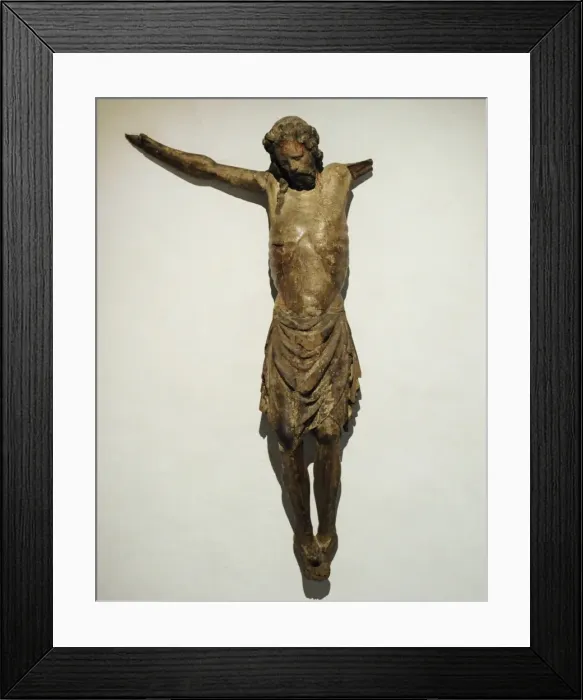 Framed Print : Crucifix. 15th century. Wooden. Storkyrkan Framed Print : Crucifix. 15th century. Wooden. Storkyrkan