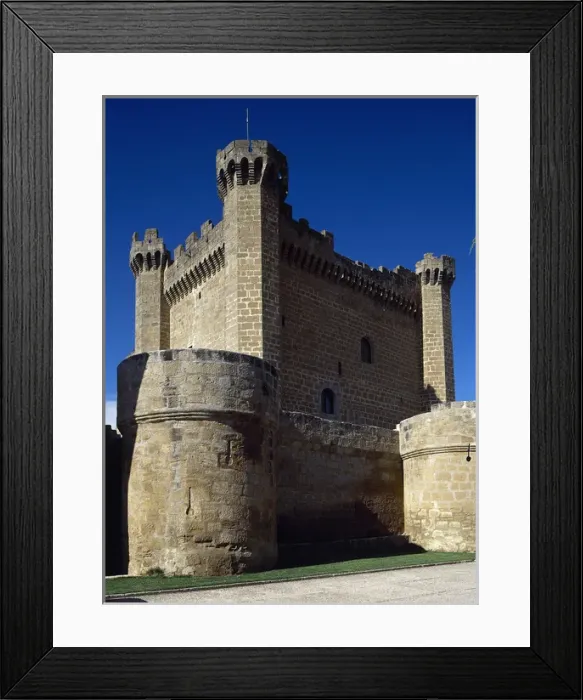 Framed Print : Spain. La Rioja. Sajazarra. Castle. 114th-15th century Framed Print : Spain. La Rioja. Sajazarra. Castle. 114th-15th century