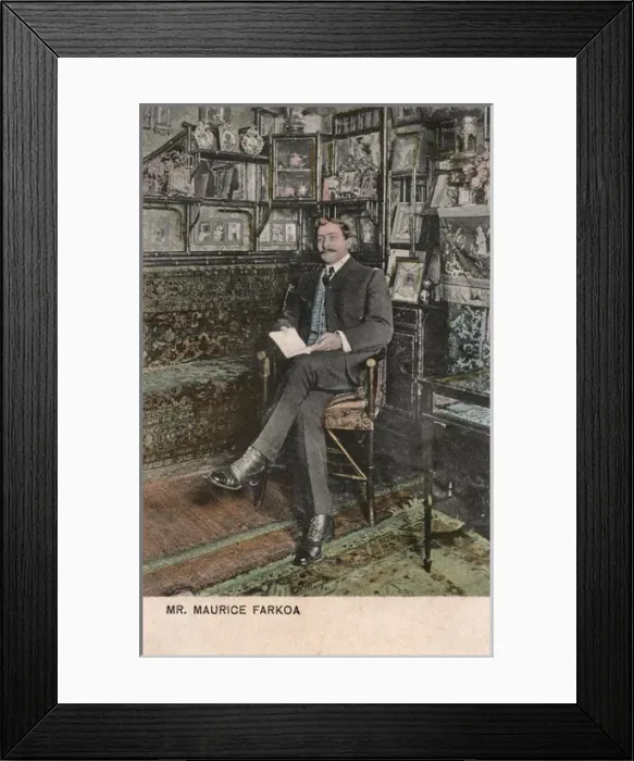 Framed Print : Maurice Farkoa - Musical comedy actor and singer Framed Print : Maurice Farkoa - Musical comedy actor and singer