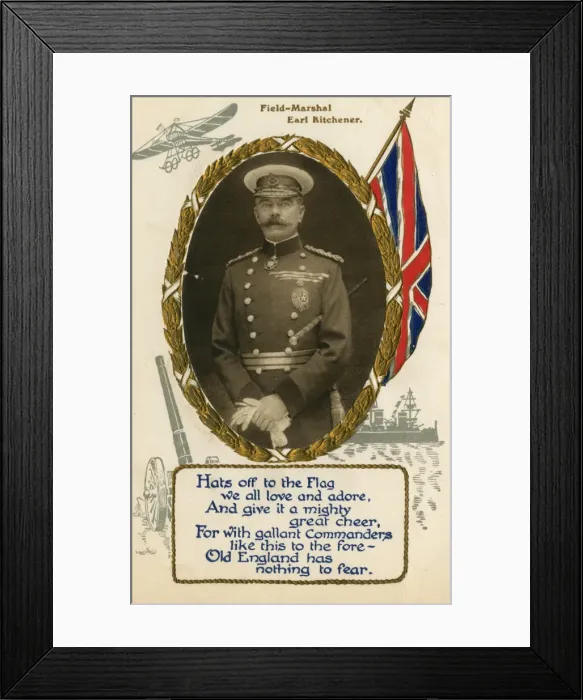 Framed Print : Field Marshal Horatio Herbert Kitchener, 1st Earl Kitchener Framed Print : Field Marshal Horatio Herbert Kitchener, 1st Earl Kitchener
