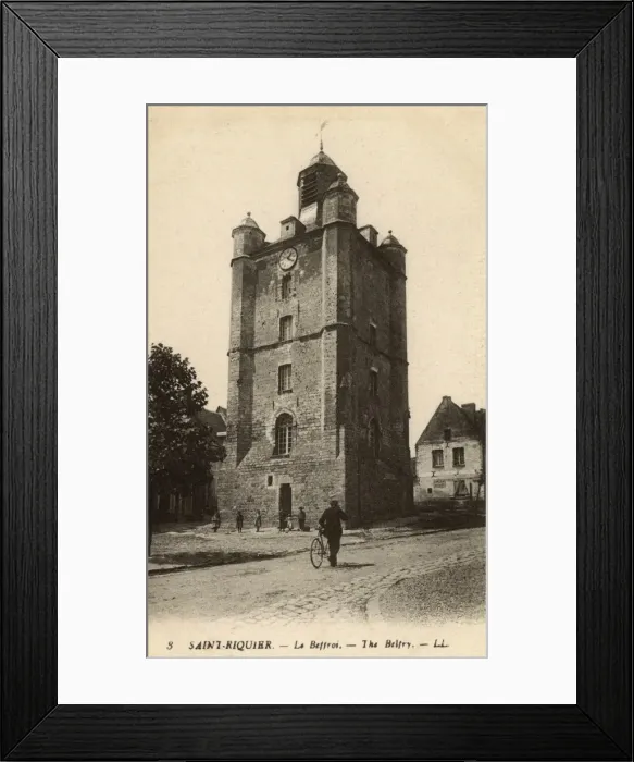 Framed Print : Saint-Riquier, Somme, Northern France - The Belfry Framed Print : Saint-Riquier, Somme, Northern France - The Belfry