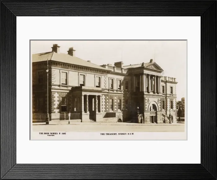 Framed Print : The Treasury Building, Sydney, New South Wales, Australia Framed Print : The Treasury Building, Sydney, New South Wales, Australia