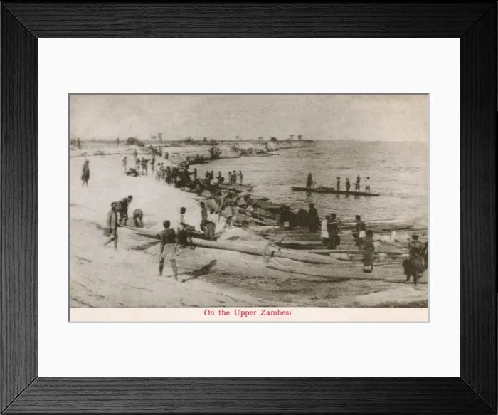 Framed Print : Regatta, Zambezi River, Northern Rhodesia, Southern Africa Framed Print : Regatta, Zambezi River, Northern Rhodesia, Southern Africa