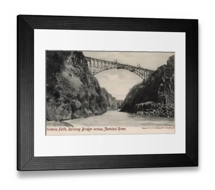 Framed Print : Victoria Falls and Zambesi River, Rhodesia (Zimbabwe) Framed Print : Victoria Falls and Zambesi River, Rhodesia (Zimbabwe)