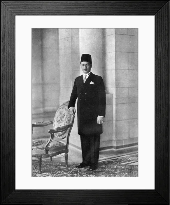 Framed Print : Farouk I, King of Egypt and the Sudan Framed Print : Farouk I, King of Egypt and the Sudan