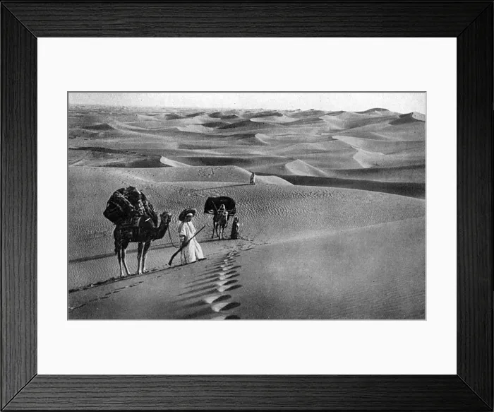 Framed Print : Scene in the Libyan or Western Desert, Egypt Framed Print : Scene in the Libyan or Western Desert, Egypt