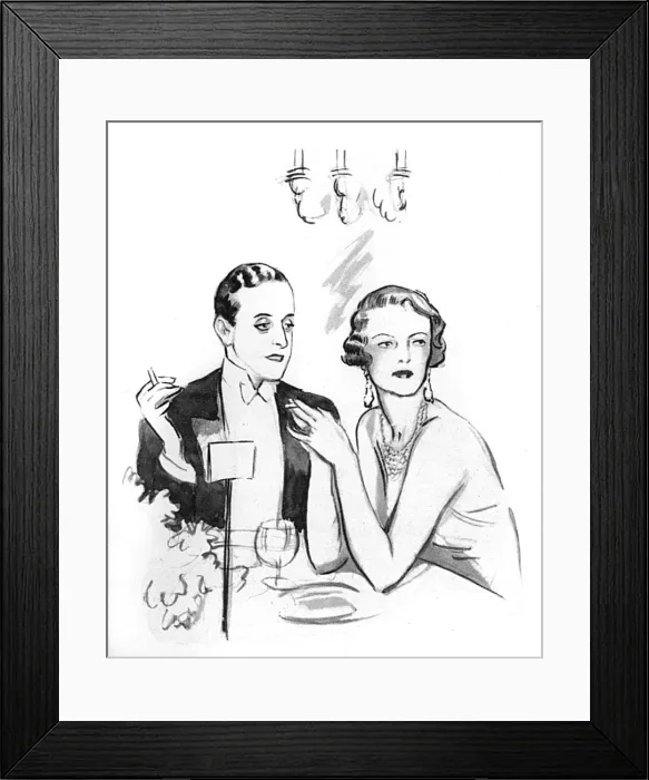 Framed Print : Marquis and Marchioness of Milford Haven by Molly Bishop