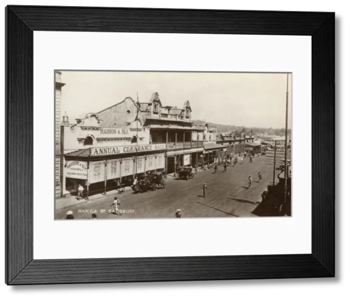 Framed Print : Manica Road, Salisbury, Rhodesia (Zimbabwe) Framed Print : Manica Road, Salisbury, Rhodesia (Zimbabwe)