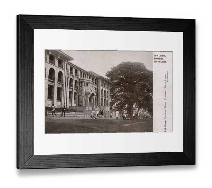 Framed Print : Law Courts, Freetown, Sierra Leone, West Africa Framed Print : Law Courts, Freetown, Sierra Leone, West Africa