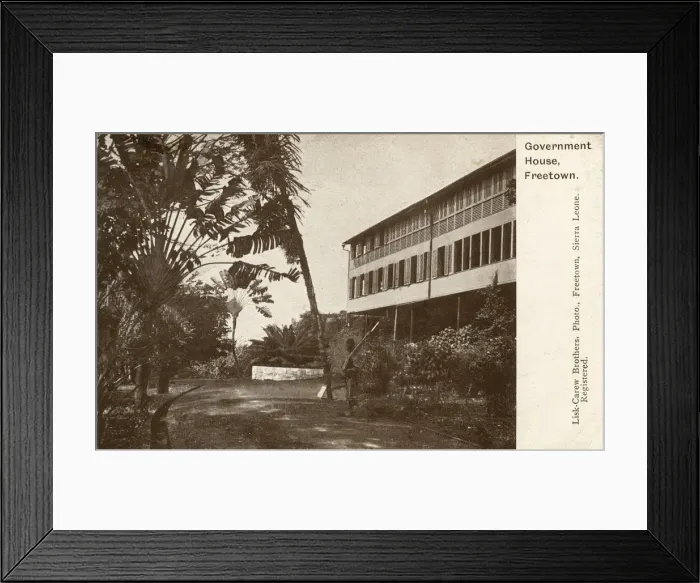 Framed Print : Government House, Freetown, Sierra Leone, West Africa Framed Print : Government House, Freetown, Sierra Leone, West Africa