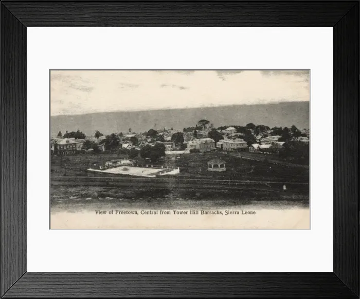 Framed Print : Central Freetown, Sierra Leone, West Africa Framed Print : Central Freetown, Sierra Leone, West Africa