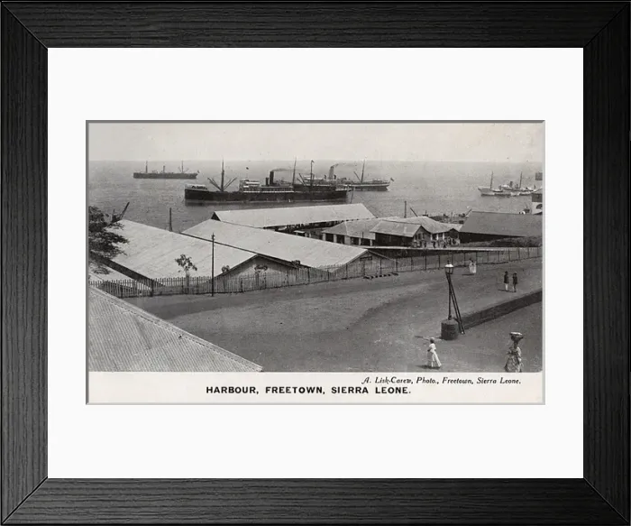 Framed Print : Harbour, Freetown, Sierra Leone, West Africa Framed Print : Harbour, Freetown, Sierra Leone, West Africa