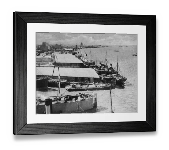 Framed Print : Harbour, Galveston, Texas, USA Framed Print : Harbour, Galveston, Texas, USA
