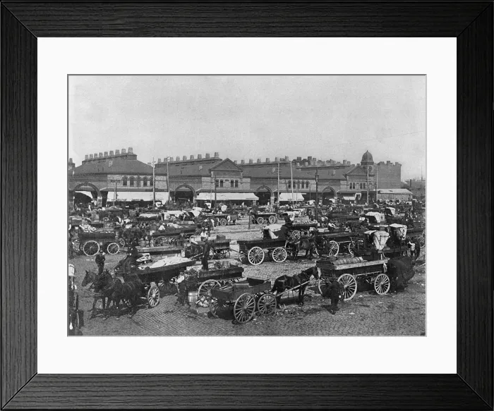 Framed Print : West Washington Market, New York City, USA Framed Print : West Washington Market, New York City, USA
