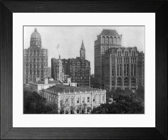 Framed Print : Buildings in Printing House Square, New York City, USA Framed Print : Buildings in Printing House Square, New York City, USA