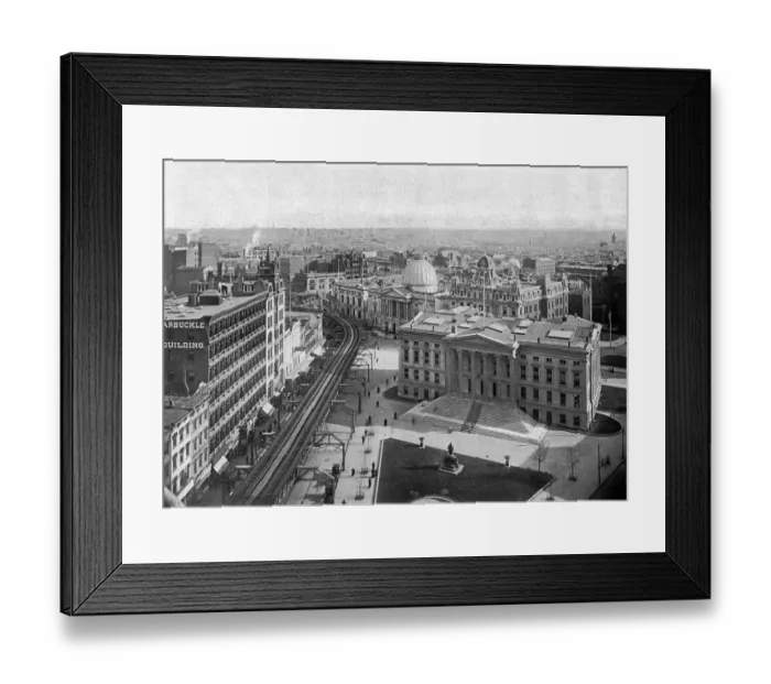 Framed Print : City Hall Square, New York City, USA Framed Print : City Hall Square, New York City, USA