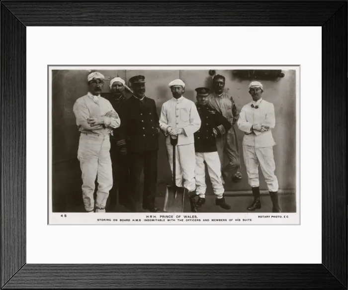 Framed Print : HRH George, The Prince of Wales - The Volunteer Stoker Framed Print : HRH George, The Prince of Wales - The Volunteer Stoker