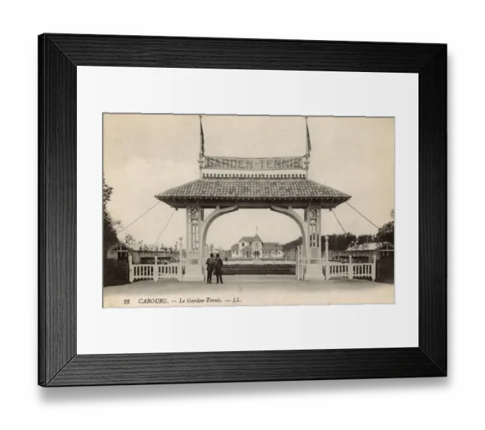 Framed Print : Tennis Club - Cabourg, Calvados department, Normandy, France Framed Print : Tennis Club - Cabourg, Calvados department, Normandy, France