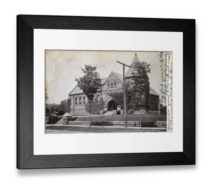 Framed Print : James Prendergast Free Library, Jamestown, NY State, USA Framed Print : James Prendergast Free Library, Jamestown, NY State, USA