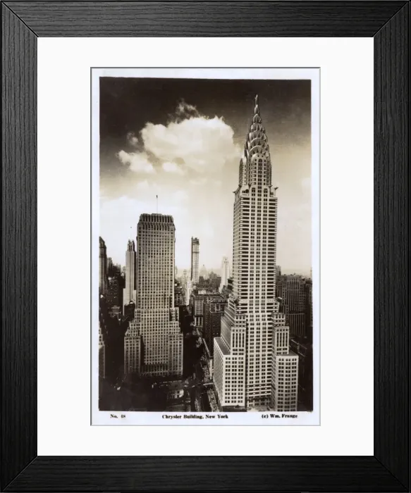 Framed Print : The Chrysler Building - New York City, USA Framed Print : The Chrysler Building - New York City, USA