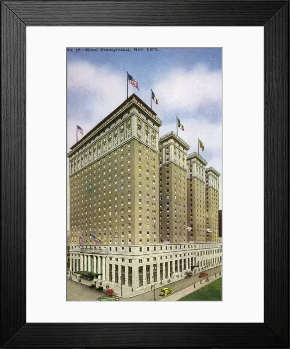 Framed Print : Hotel Pennsylvania, NYC, USA Framed Print : Hotel Pennsylvania, NYC, USA