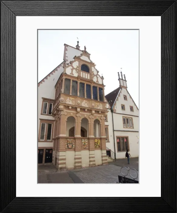 Framed Print : Germany - North Rhine-Westphalia nr. Detmold - Lemgo Framed Print : Germany - North Rhine-Westphalia nr. Detmold - Lemgo