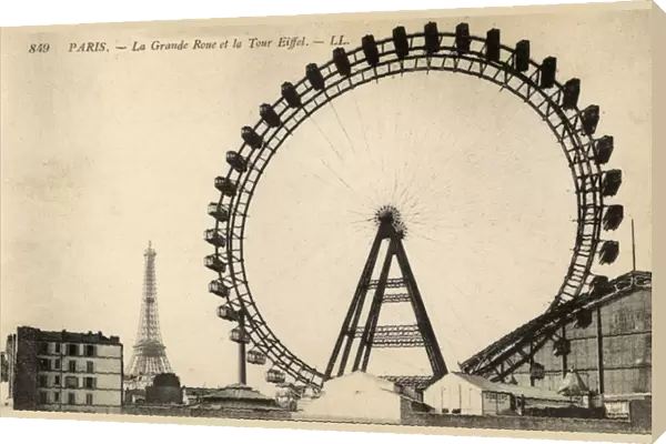 The Great Wheel and the Eiffel Tower - Paris, France