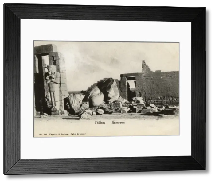 Framed Print : The Ramesseum - mausoleum of Pharoah Rameses II, Luxor Framed Print : The Ramesseum - mausoleum of Pharoah Rameses II, Luxor